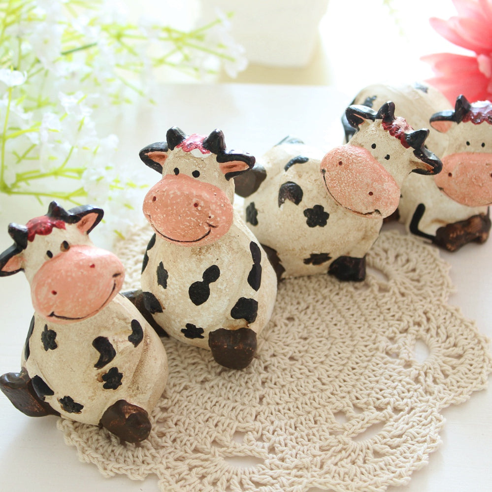 Resin Cow Figurine