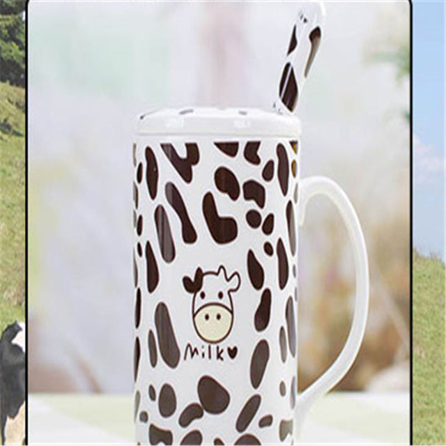 Coffee Mug With Lid And Spoon
