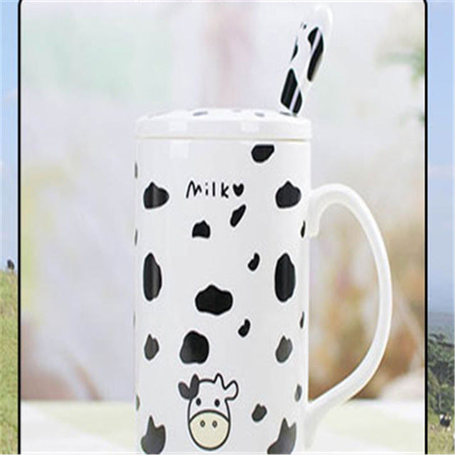 Coffee Mug With Lid And Spoon