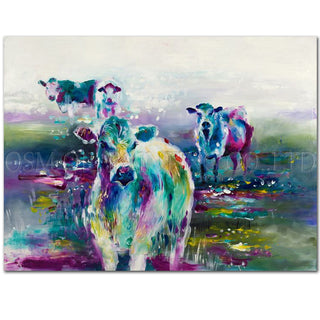 High Quality Abstract Animal Cow Painting