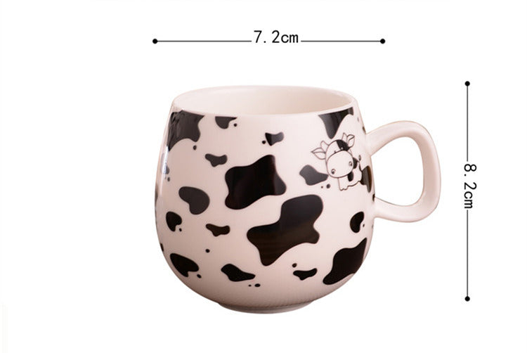 Cartoon Cow Porcelain Coffee Mug