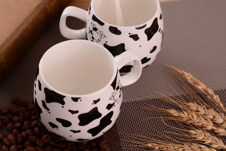 Cartoon Cow Porcelain Coffee Mug