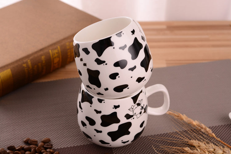 Cartoon Cow Porcelain Coffee Mug