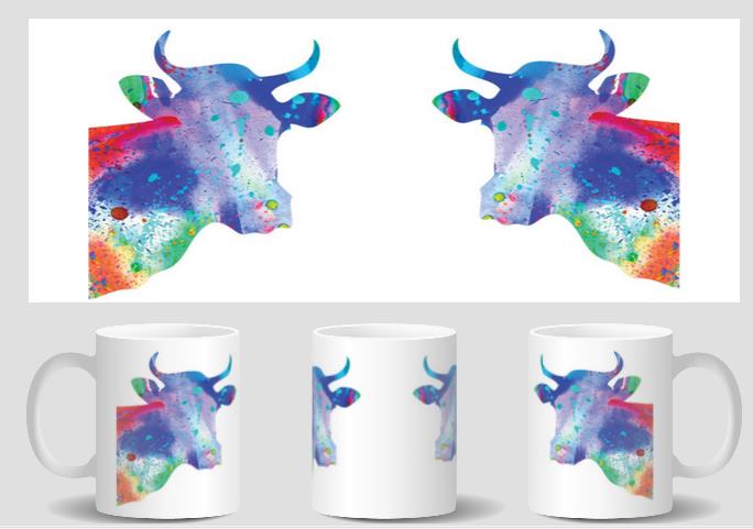 Sensitive Transforming Heat Changing Cow Mug