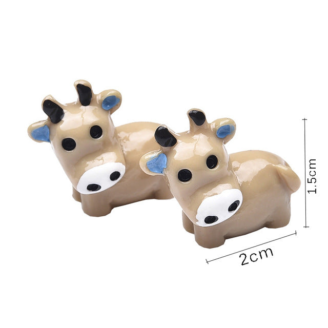 Miniatures Mini Cow's Gnomes Figurines
