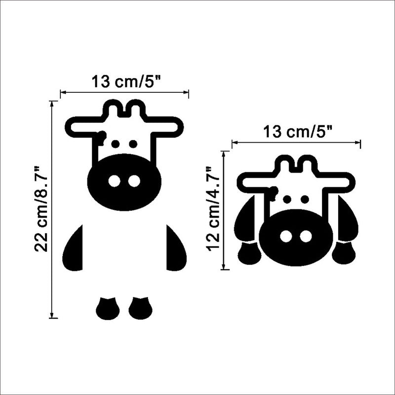 Cow Socket Wall Stickers