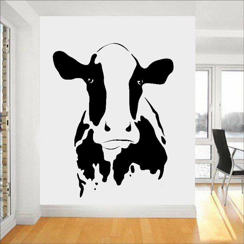 Cute Cow Head Sticker