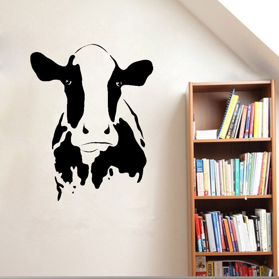 Cute Cow Head Sticker
