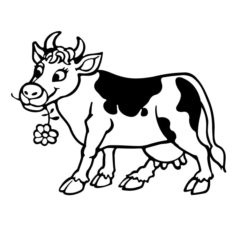 Popular Cute Cartoon Cow Wall Sticker