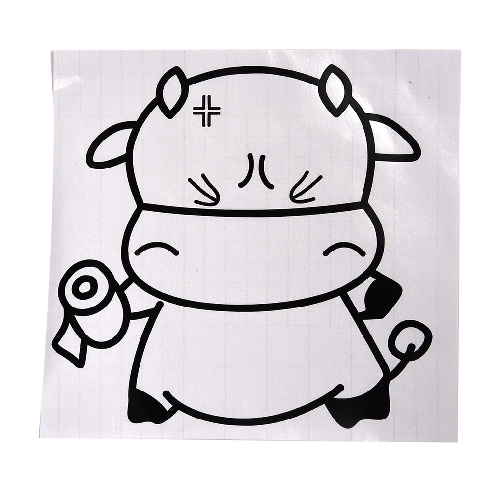 Lovely Decorative Cow Wall Art Sticker
