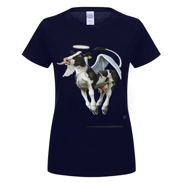 Holy Cow Short Novelty Cotton Tees