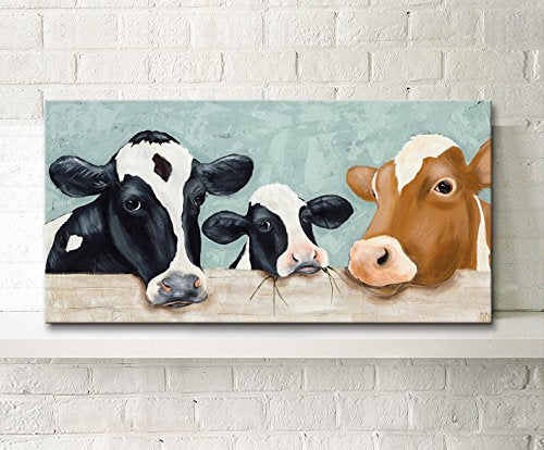 Artwork Canvass Cow Oil Painting
