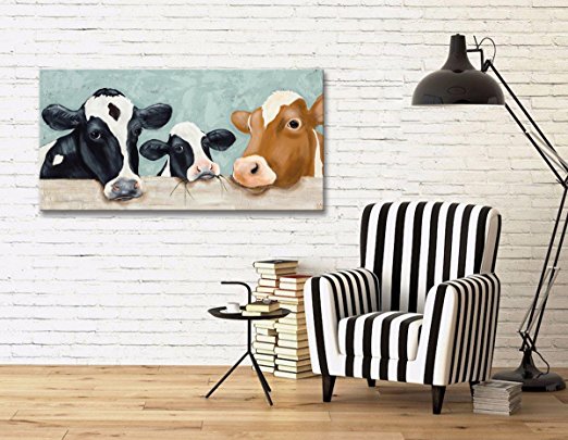 Artwork Canvass Cow Oil Painting