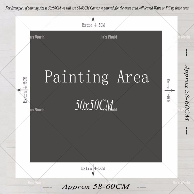 Artwork Canvass Cow Oil Painting