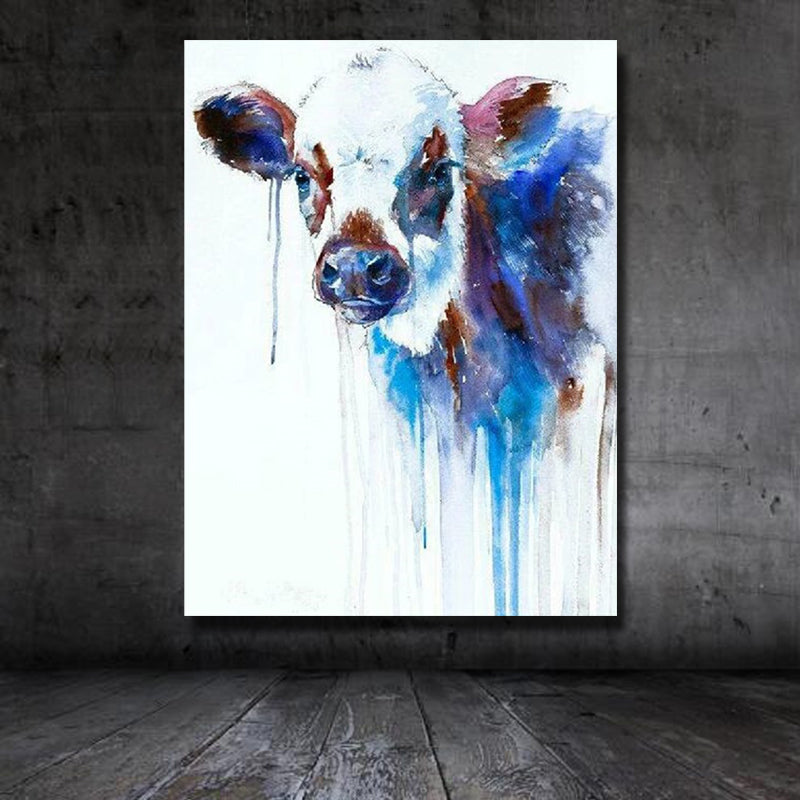 Unique Frameless Handmade Oil Painting