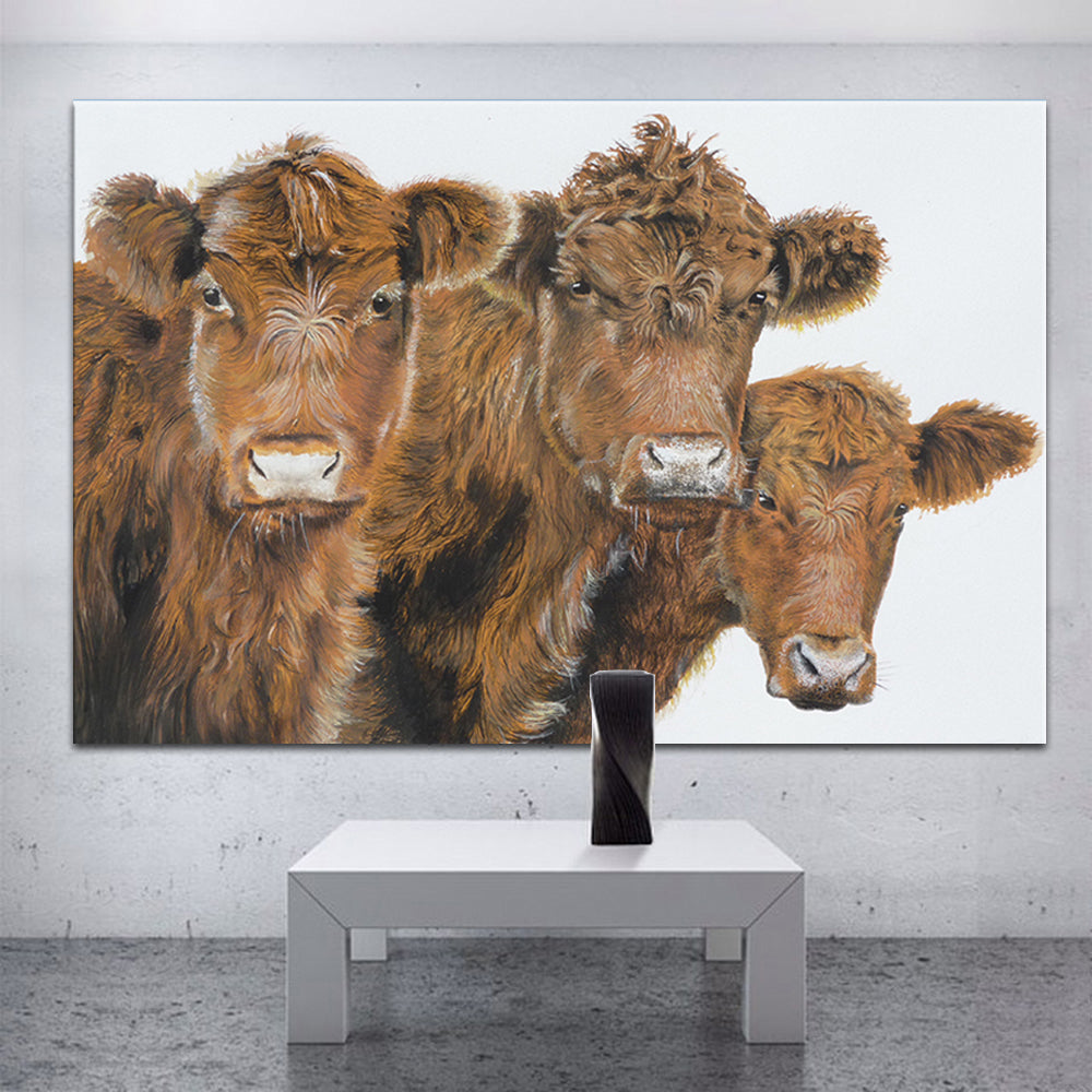 Three Cows Oil Painting