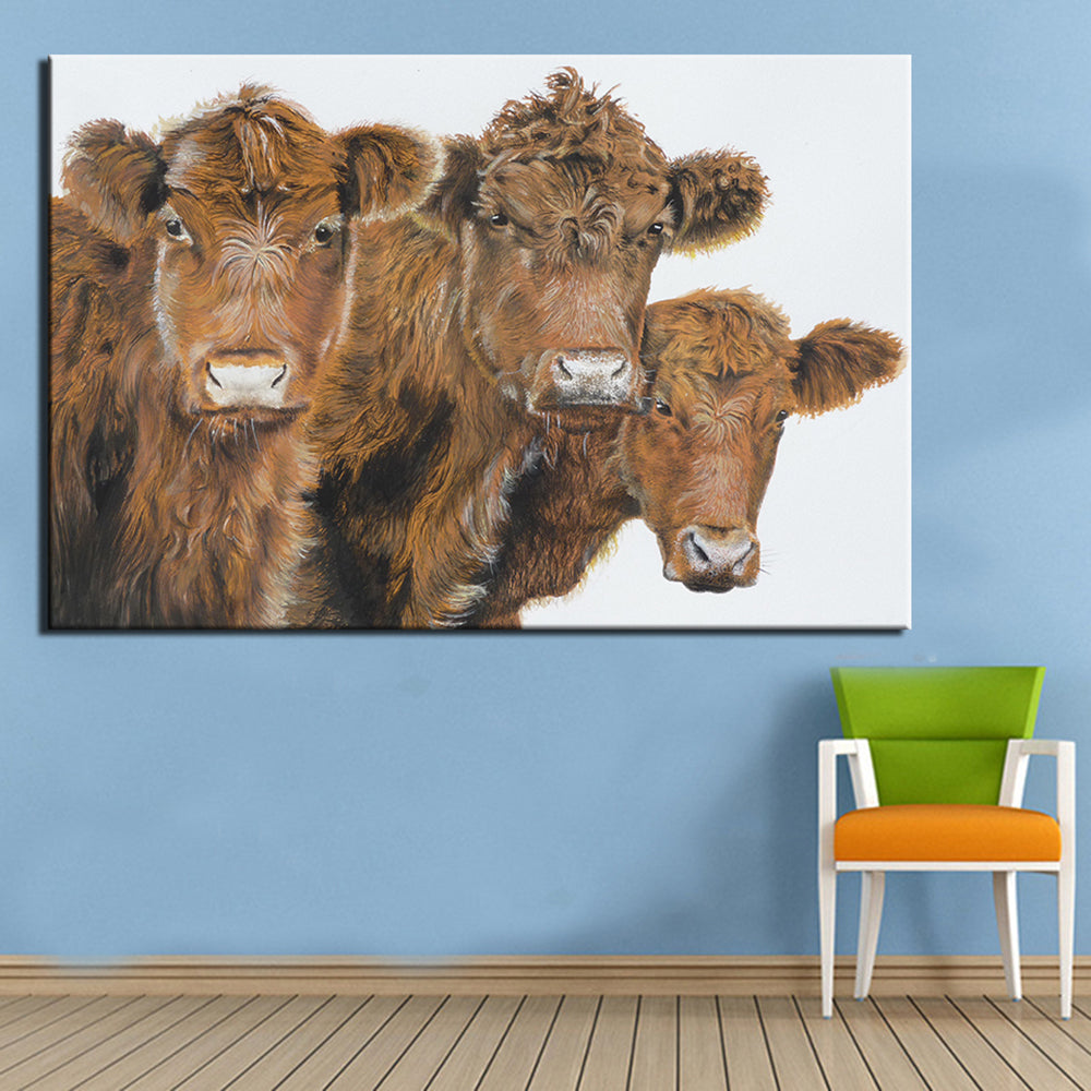 Three Cows Oil Painting