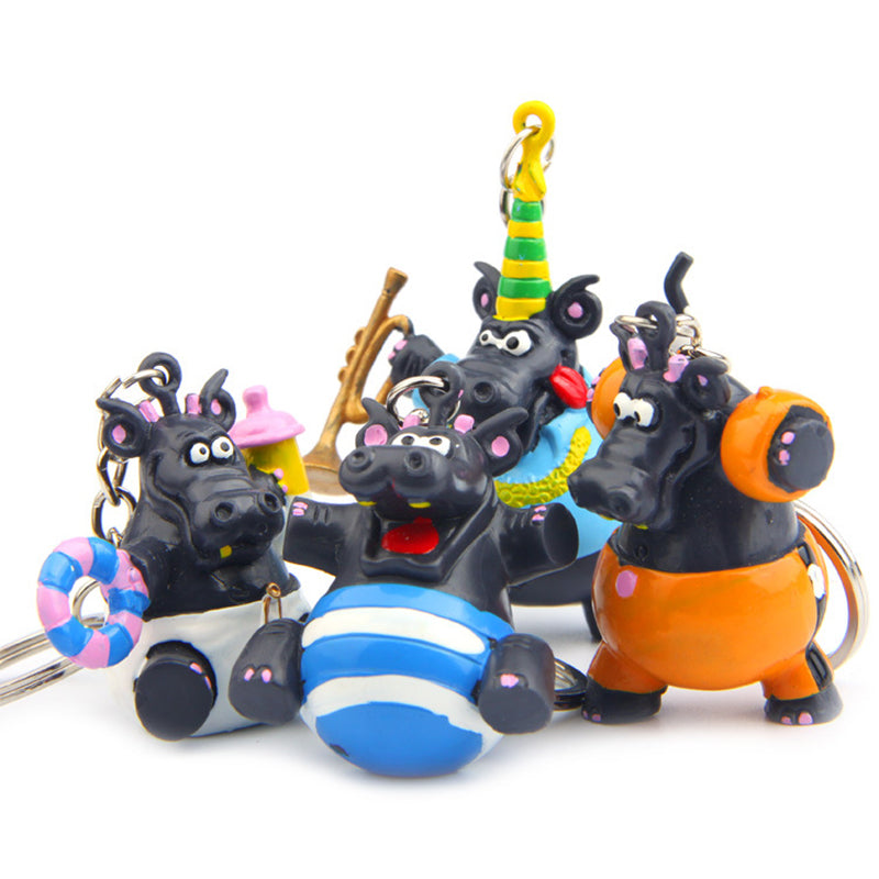 Multi-model Hands Crazy Cow's Figurines