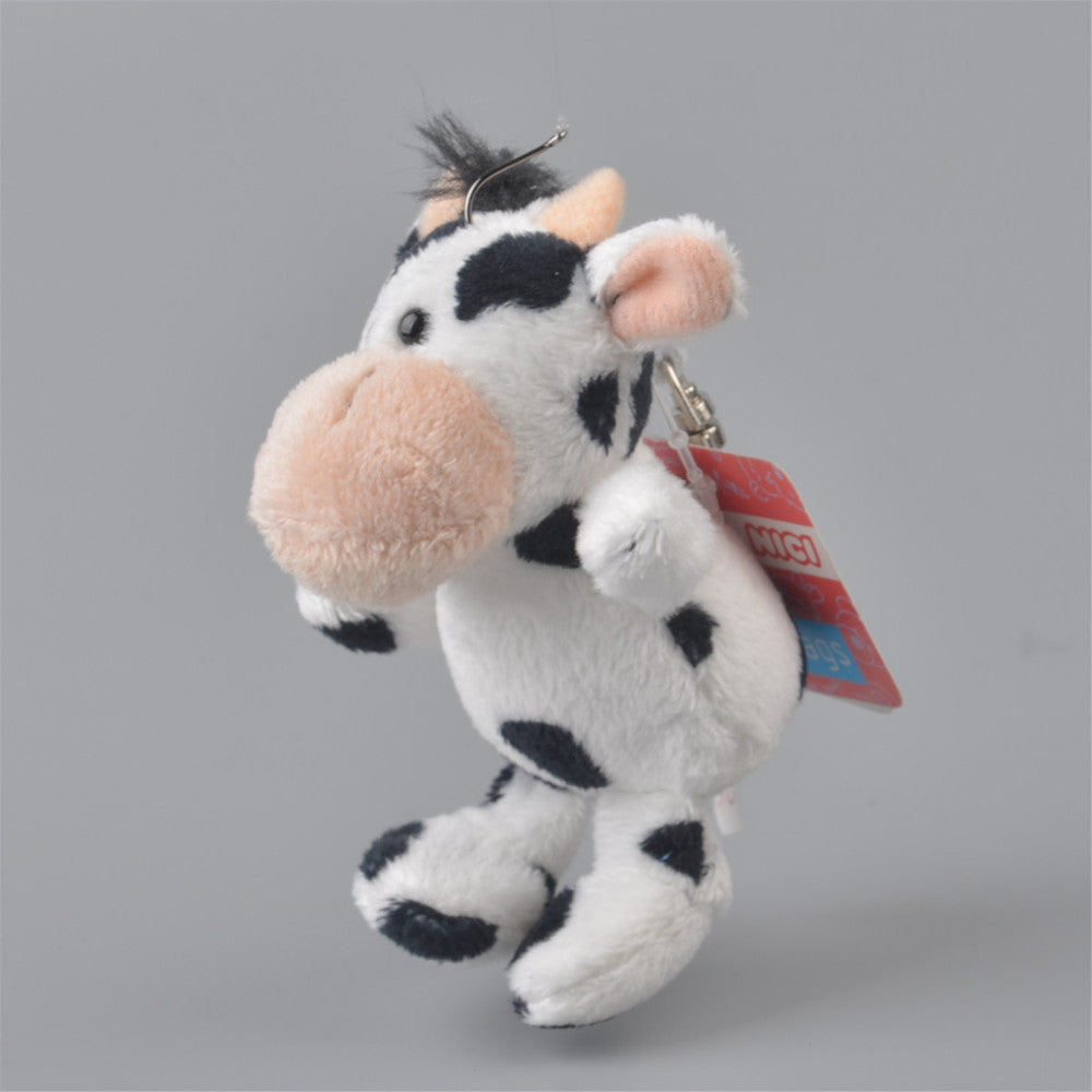 Cow Pendant Stuffed Plush Keychain