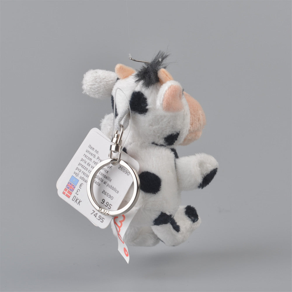 Cow Pendant Stuffed Plush Keychain