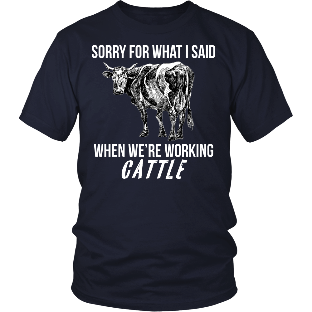 Limited Edition - Were Working Cattle