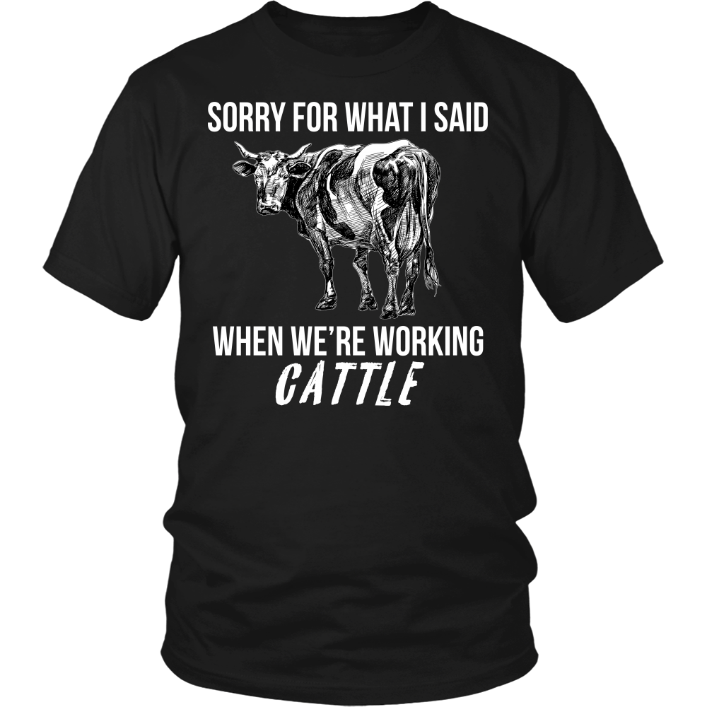 Limited Edition - Were Working Cattle