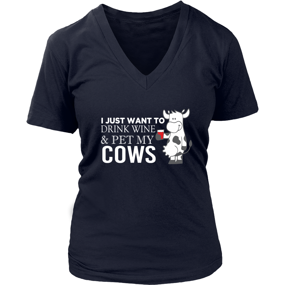 Limited Edition - I Wanted To Drink Wine & Pet My Cow