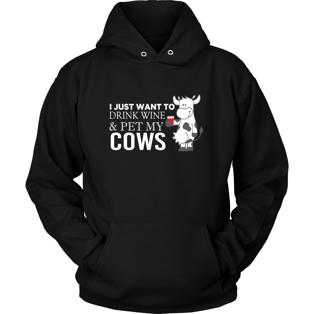 Limited Edition - I Wanted To Drink Wine & Pet My Cow