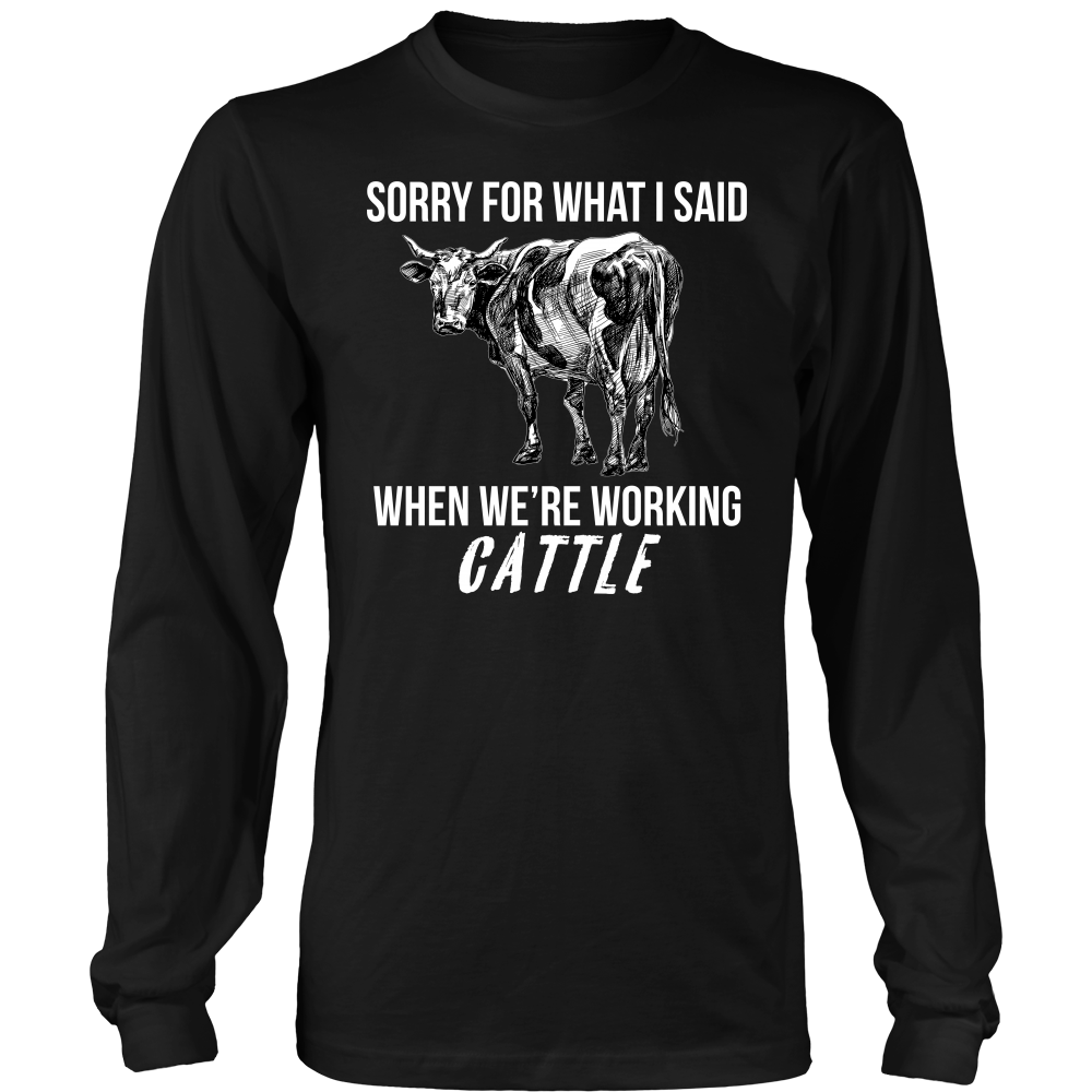 Limited Edition - Were Working Cattle