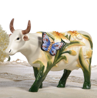 Butterfly Cow Bull Handicraft Figurine