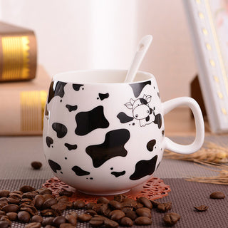 Cartoon Cow Porcelain Coffee Mug