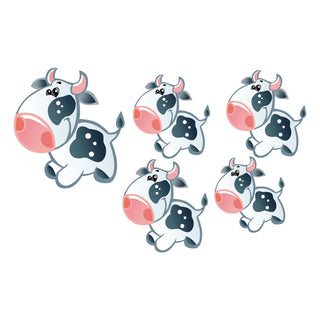Removable Cow Poster Sticker