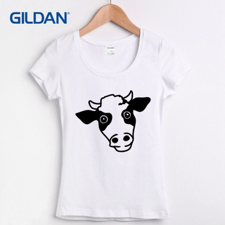 Women's Cow Cotton T-shirt