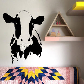 Cute Cow Head Sticker