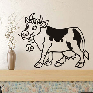 Popular Cute Cartoon Cow Wall Sticker
