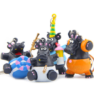 Multi-model Hands Crazy Cow's Figurines