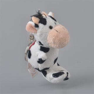 Cow Pendant Stuffed Plush Keychain