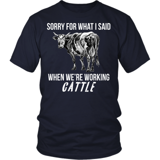 Limited Edition - Were Working Cattle